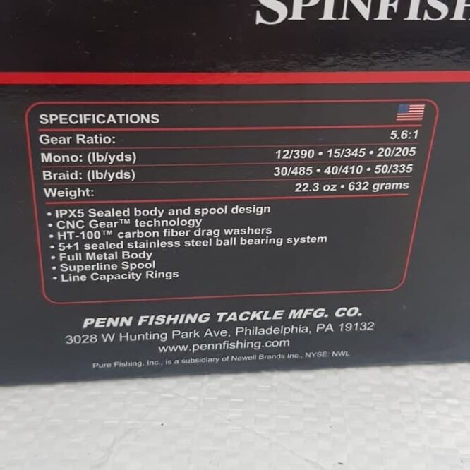 Reel Penn Spinfisher VI 65003