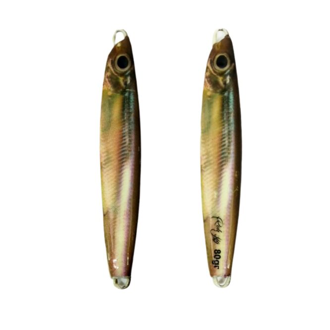 Metal Jig Fliker full gid 80gr By Roh Jig Snake head1