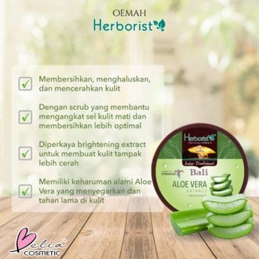 Aloe Vera 98% Herborist lulur tradisional - Gambar 3
