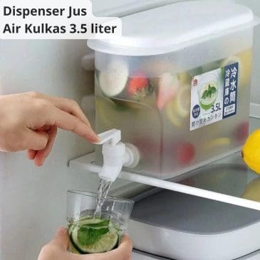 Dispenser Jus dan Air Minum Kulkas Plastik 3.5 Liter