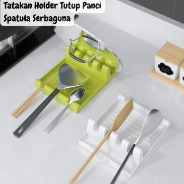 Tatakan Holder Serbaguna Plastik Tutup Panci dan Spatula Masak