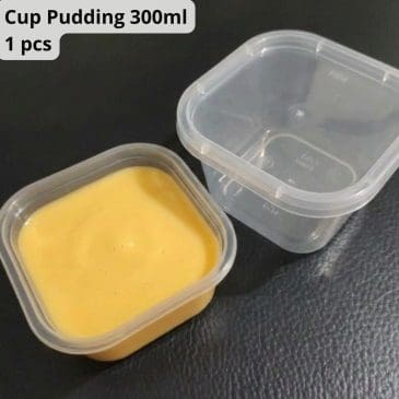 Cup Pudding Plastik Serbaguna 300ml