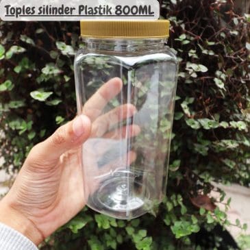 Toples silinder Plastik 800ML