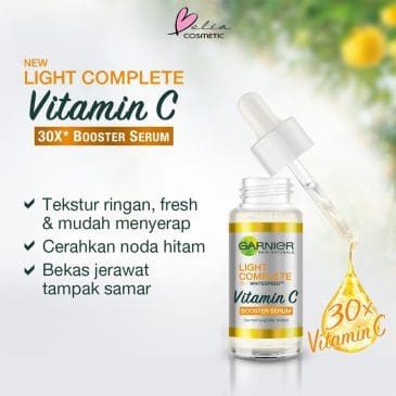 Light Complete Garnier serum vitC30ml - Gambar 4