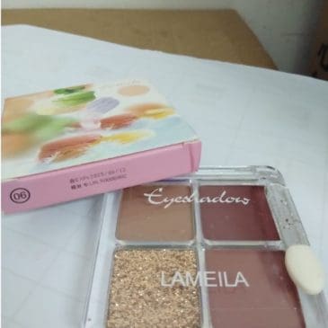 Mini eyeshadow 4 warna Lameila no 6