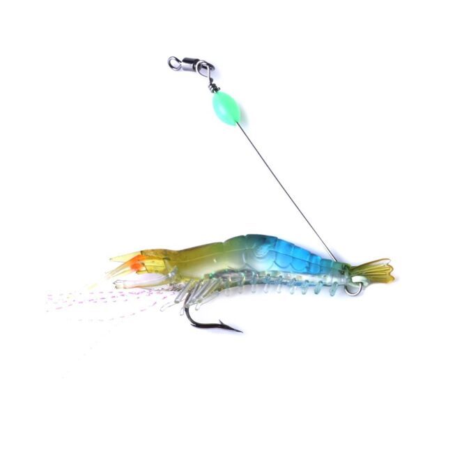 Soft lure egi shrimp depago hijau