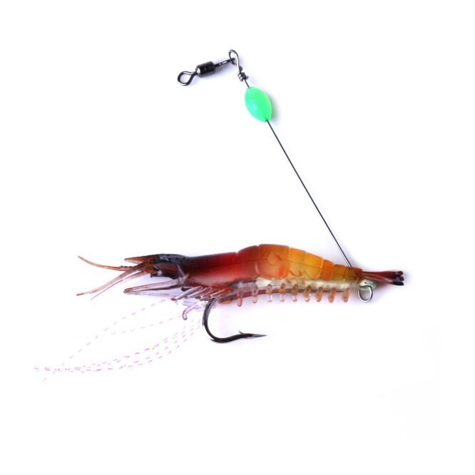 Soft lure egi shrimp depago maroon