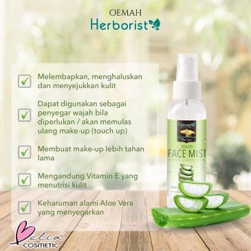 Herborist Aloe Vera beauty face mist - Gambar 3