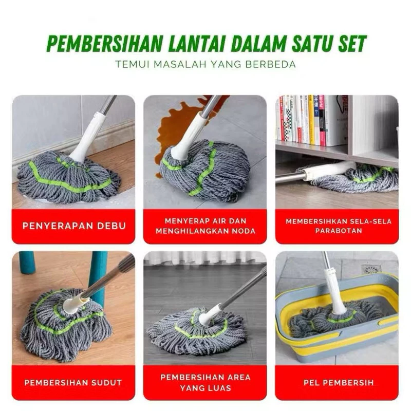 Pel Lantai Putar Otomatis - Gambar 4