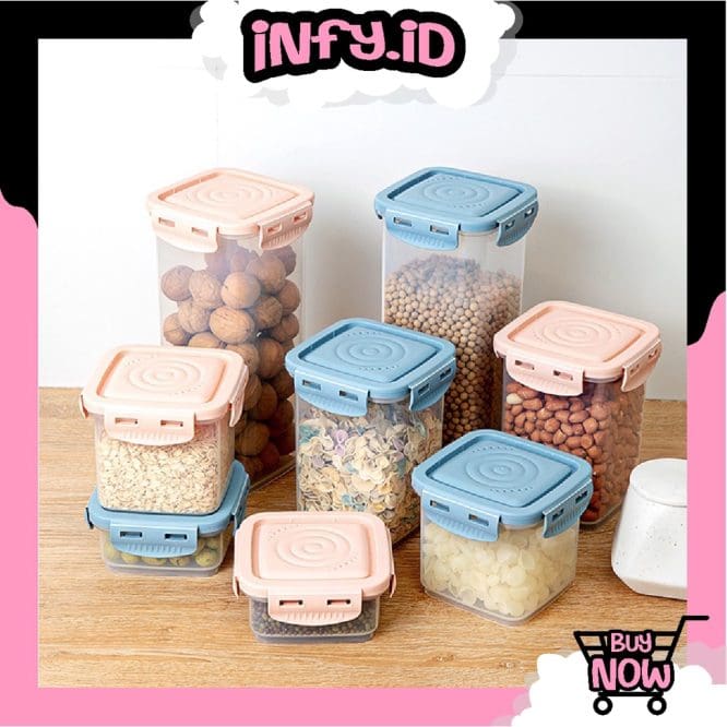 Kotak Tempat Makan 650ML Biru