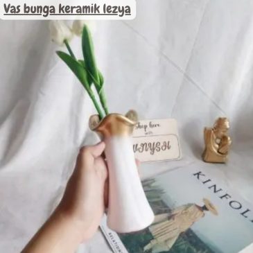 Vas bunga keramik lezya