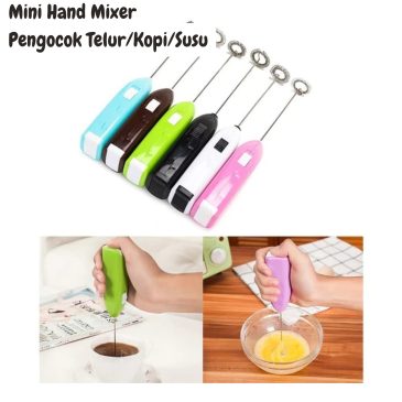 Mini Hand Mixer Pengocok Telur Alat Pengaduk Minuman Kopi Susu, Dll