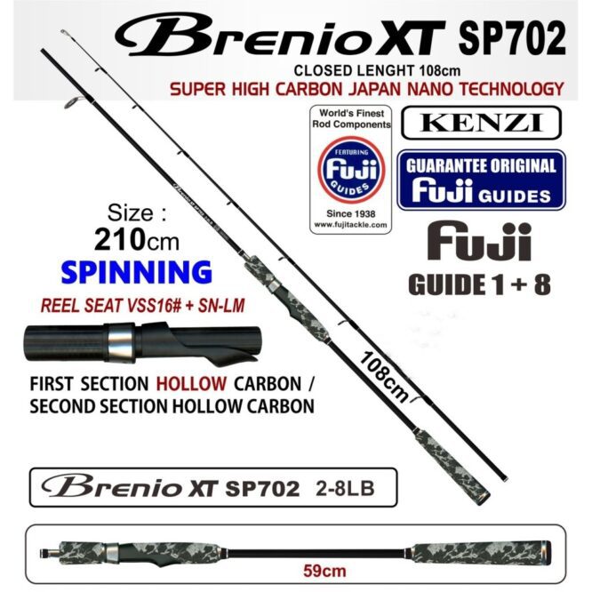 kenzi brenio xt sp702 2-8lbs