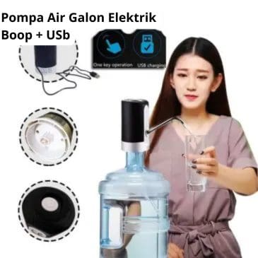 Pompa Air Galon Elektrik Portable Boop + USB