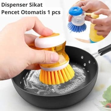 Sikat Sistem Dispenser Pencet Otomatis Bulat Serbaguna