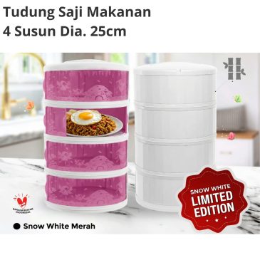 Tudung Saji Tempat Menyimpan Makanan 4 Susun Dia. 25cm