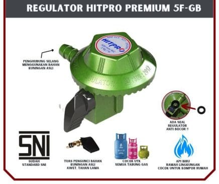 Regulator Gas Hitpro HLP 5F GB