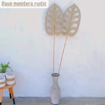 Daun monstera rustic