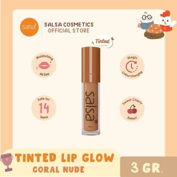 Lip Tinted Serum Salsa Coral Nude