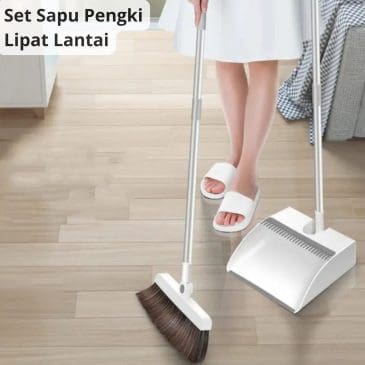 Set Sapu Pengki Alat Pembersih Lantai Lipat