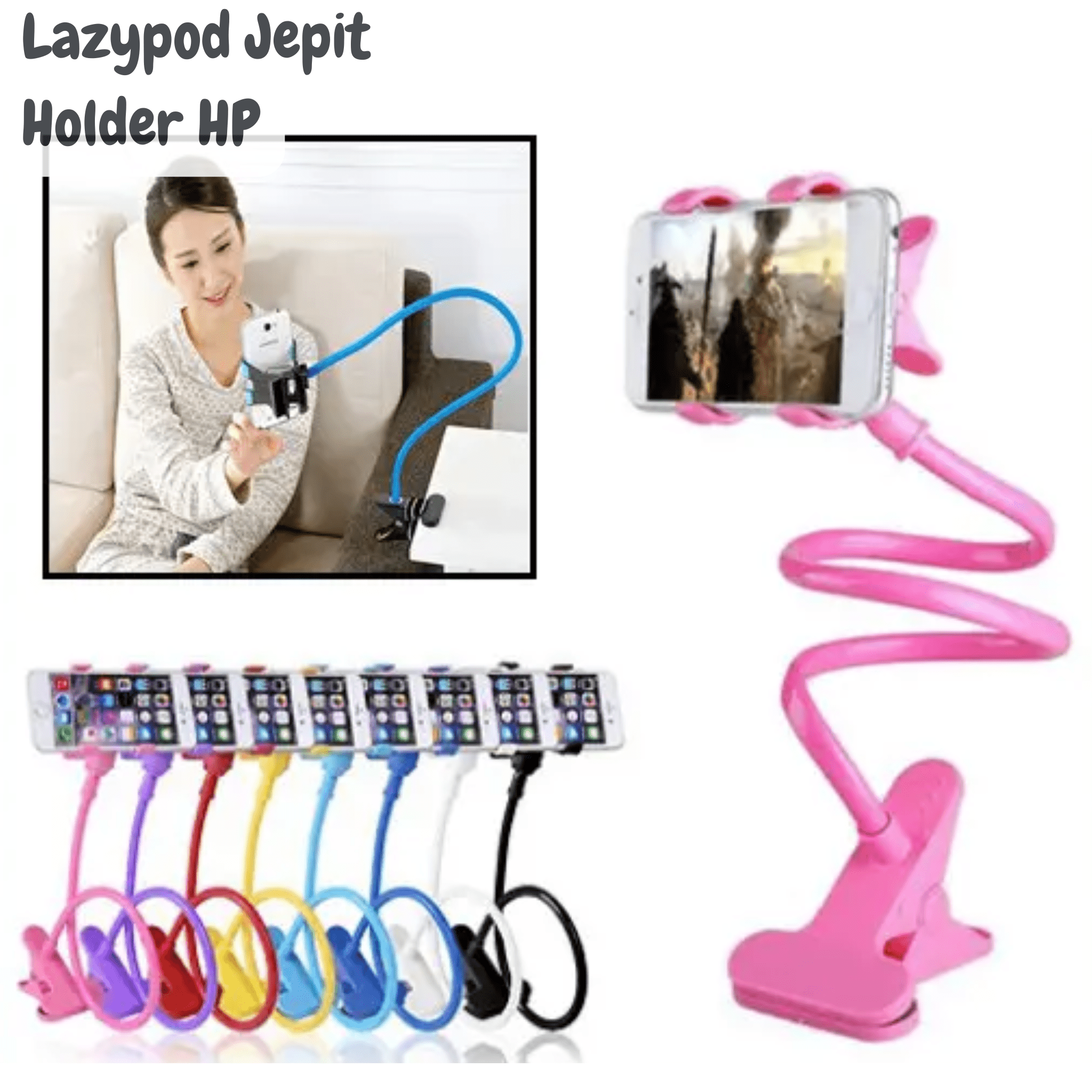 Lazypod Jepit Flexible Holder HP
