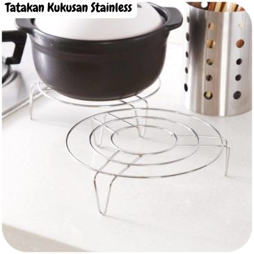 Tatakan kukusan stainless