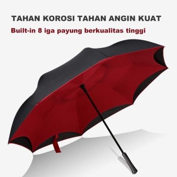 Payung terbalik Kazbrella - Gambar 5