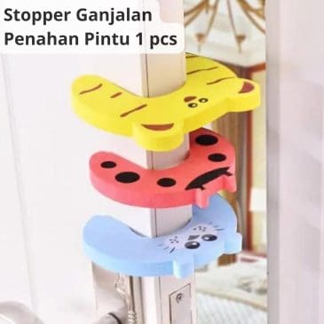 Stopper Ganjalan Penahan Pintu Karakter Anti Jepit
