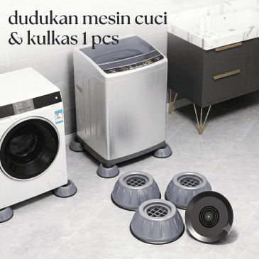 Dudukan Kaki Mesin Cuci dan Kulkas Anti Slip Anti Getar 1pcs