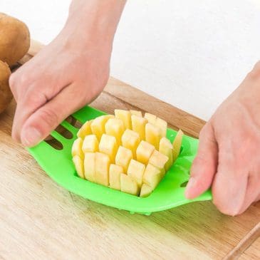 Pisau Dapur Khusus Pemotong Kentang Sistem Press - Gambar 3