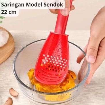 Saringan Model Sendok Multifungsi Bahan Plastik Size 22.5x7cm
