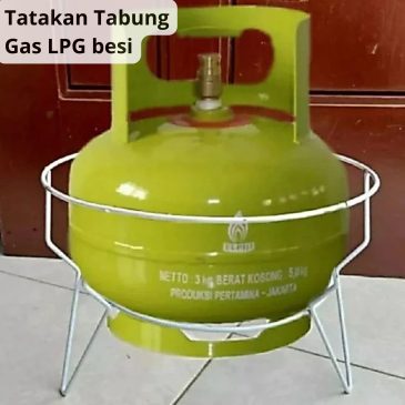 Tatakan Tempat Tabung Gas LPG Bahan Besi