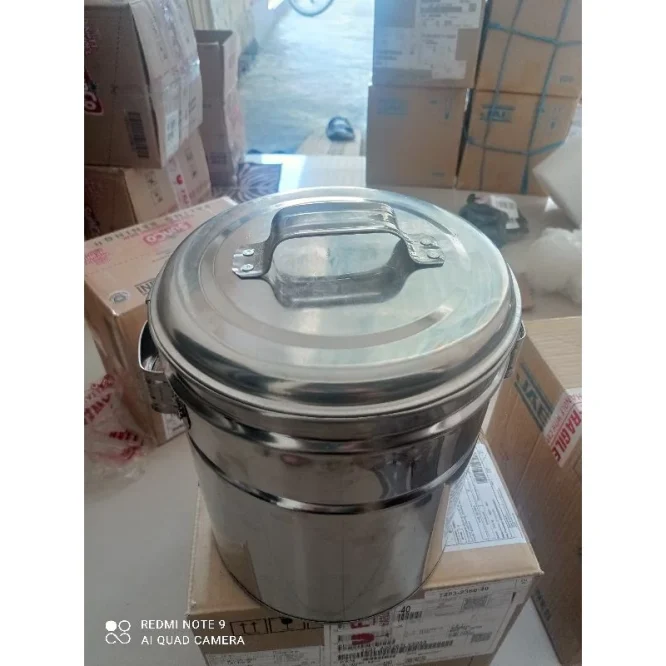 Dandang Bakso Mini + Irus Stainless Steel Uk. Dia. 22cm Tinggi 23cm ( Tanpa Sendok) - Gambar 2