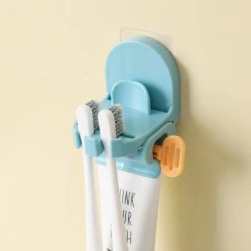 Dispenser Odol set Tempat Sikat Gigi - Gambar 2