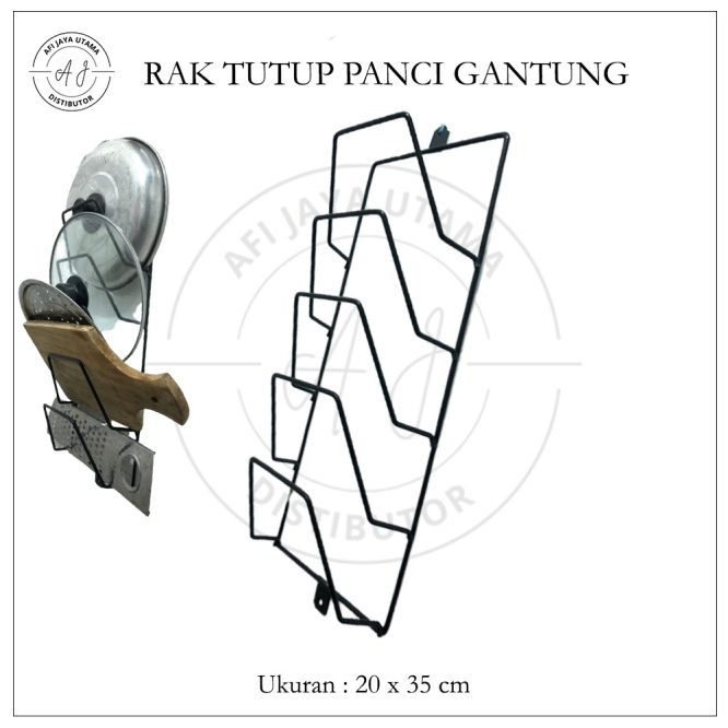 Rak Tutup Panci Gantung