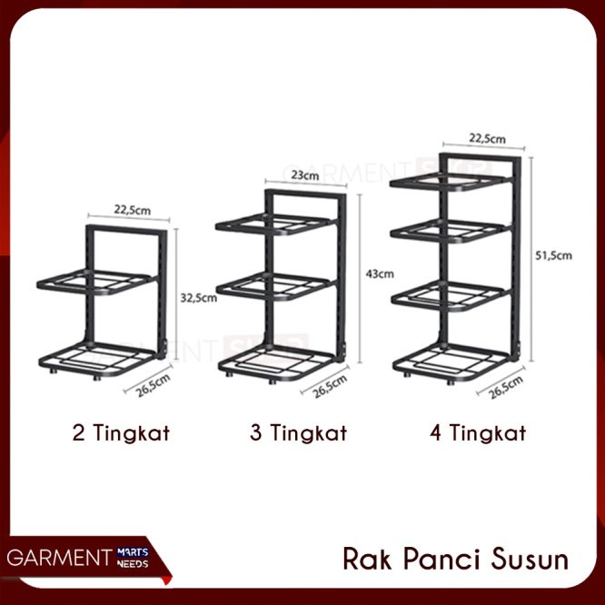 Rak Panci Wastafel Bawah Dapur 2