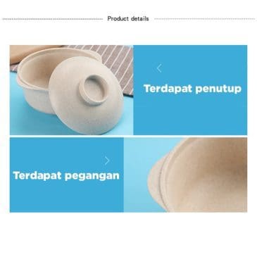Mangkuk Jerami tutup 2IN1 - Gambar 4