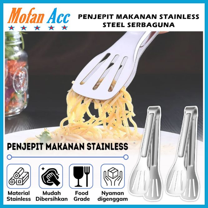 Penjepit makanan stainless