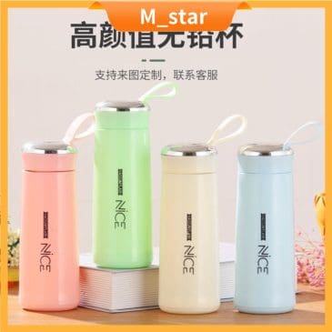 Botol Minum Kaca Bening Termos Nice