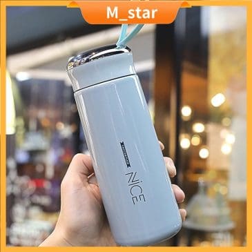 Botol Minum Kaca Bening Termos Nice - Gambar 3