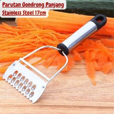 Parutan Gondrong Panjang Stainless Steel Parutan Keju Coklat Sayur dan Buah 17cm