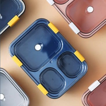 Kotak bekal/Kotak Makan Siang Sekat - Gambar 3