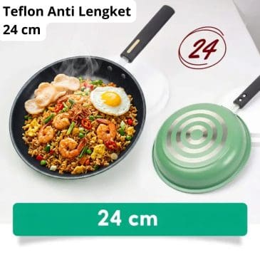 Teflon Penggorengan Serbaguna Anti Lengket 24cm