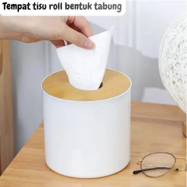 Tempat tisu roll bentuk tabung