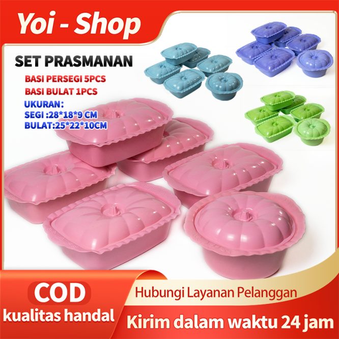 Prasmanan plastik set 6pcs