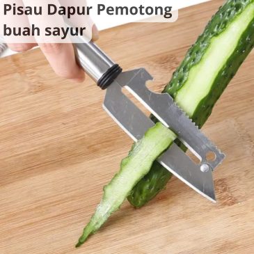 Pisau Dapur Peeler Pemotong dan Pengupas Buah dan Sayur Stainless Steel