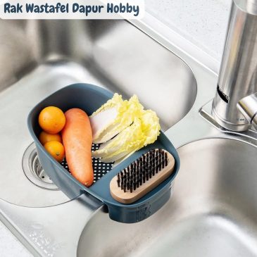 Rak Wastafel Dapur Hobby Tempat Penyimpanan Sabun Cuci Piring Spons