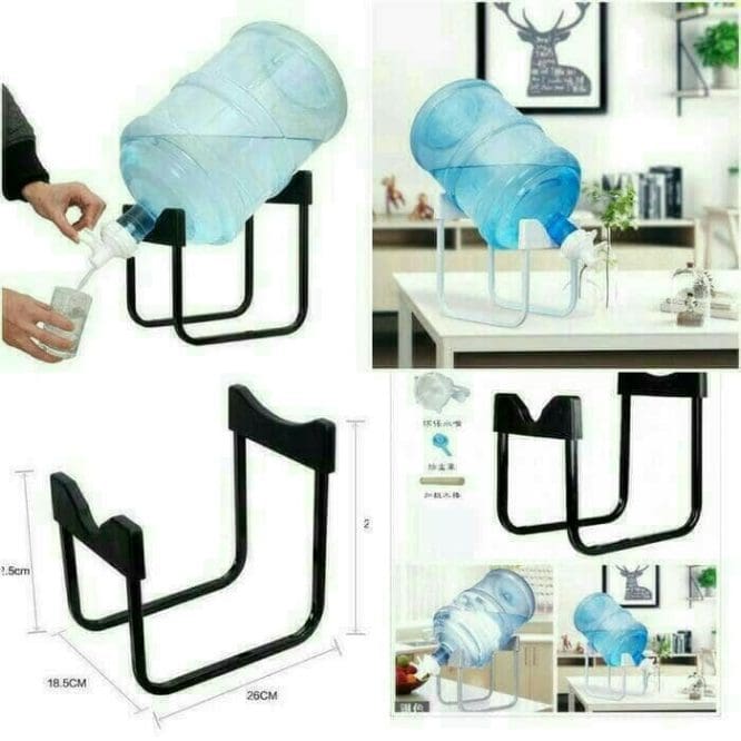 Rak Kaki Dudukan Besi Galon Air+Kran - Gambar 5