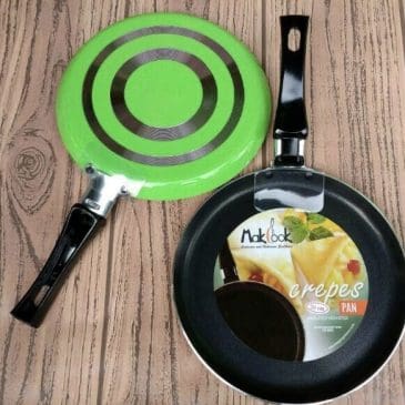 Wajan Teflon Pencetak Kulit Pangsit Risol Crepes 18cm
