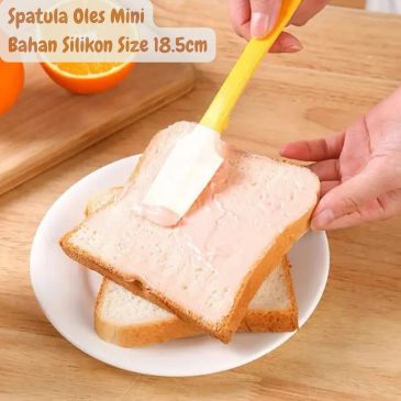 Spatula Oles Mini Bahan Silikon Size 18.5cm
